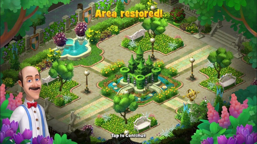 Игра в Gardenscapes