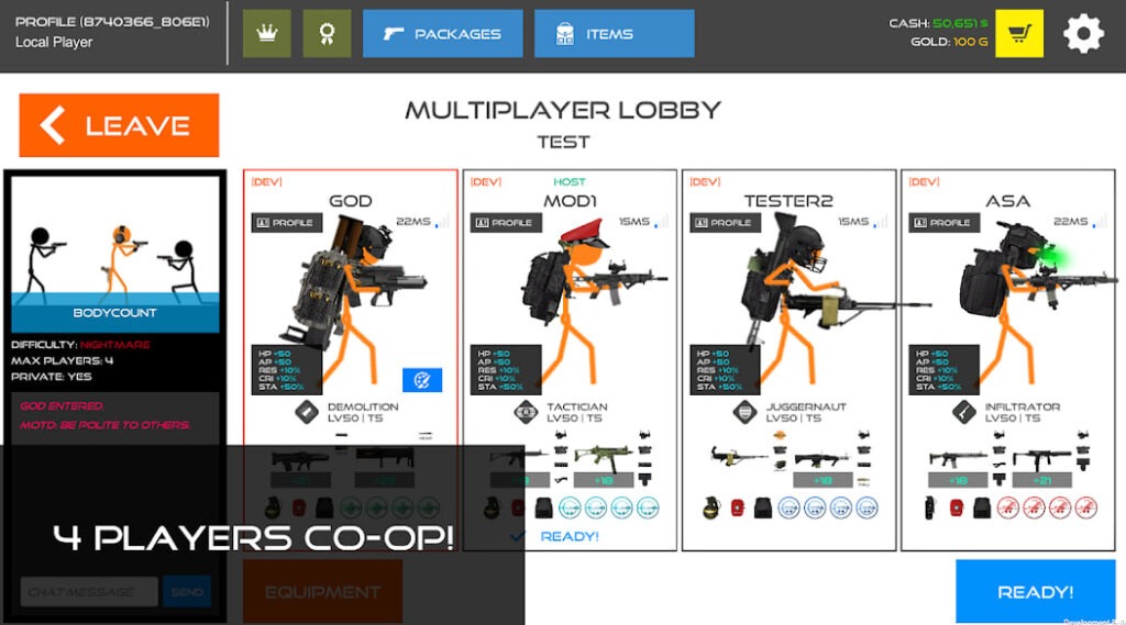 Игра в Stick Warfare