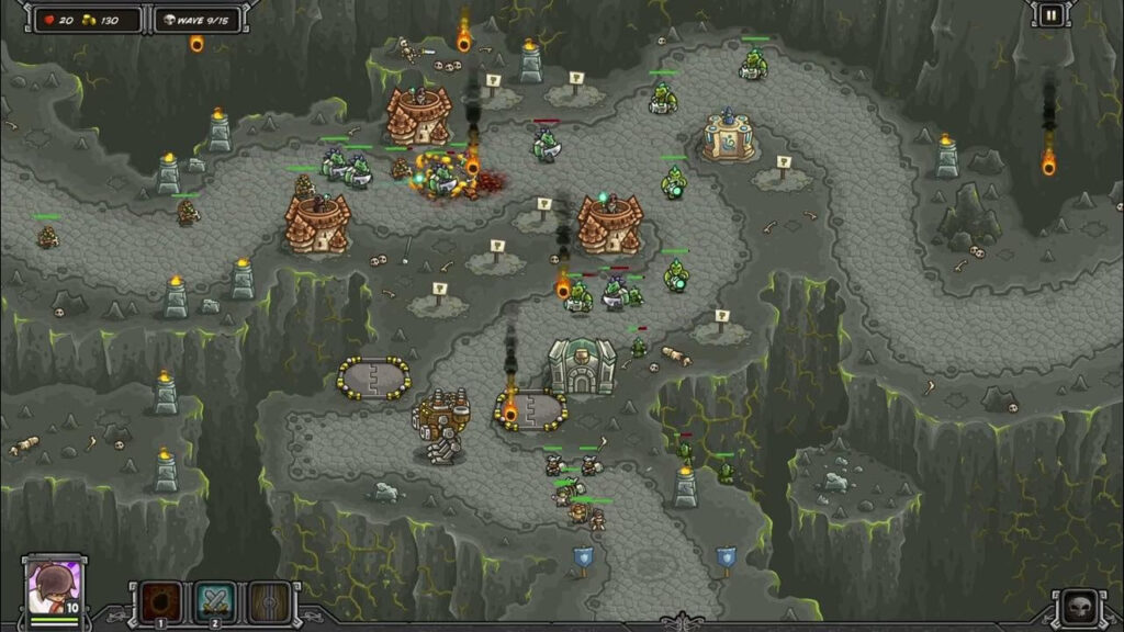 Игра в Kingdom Rush Frontiers